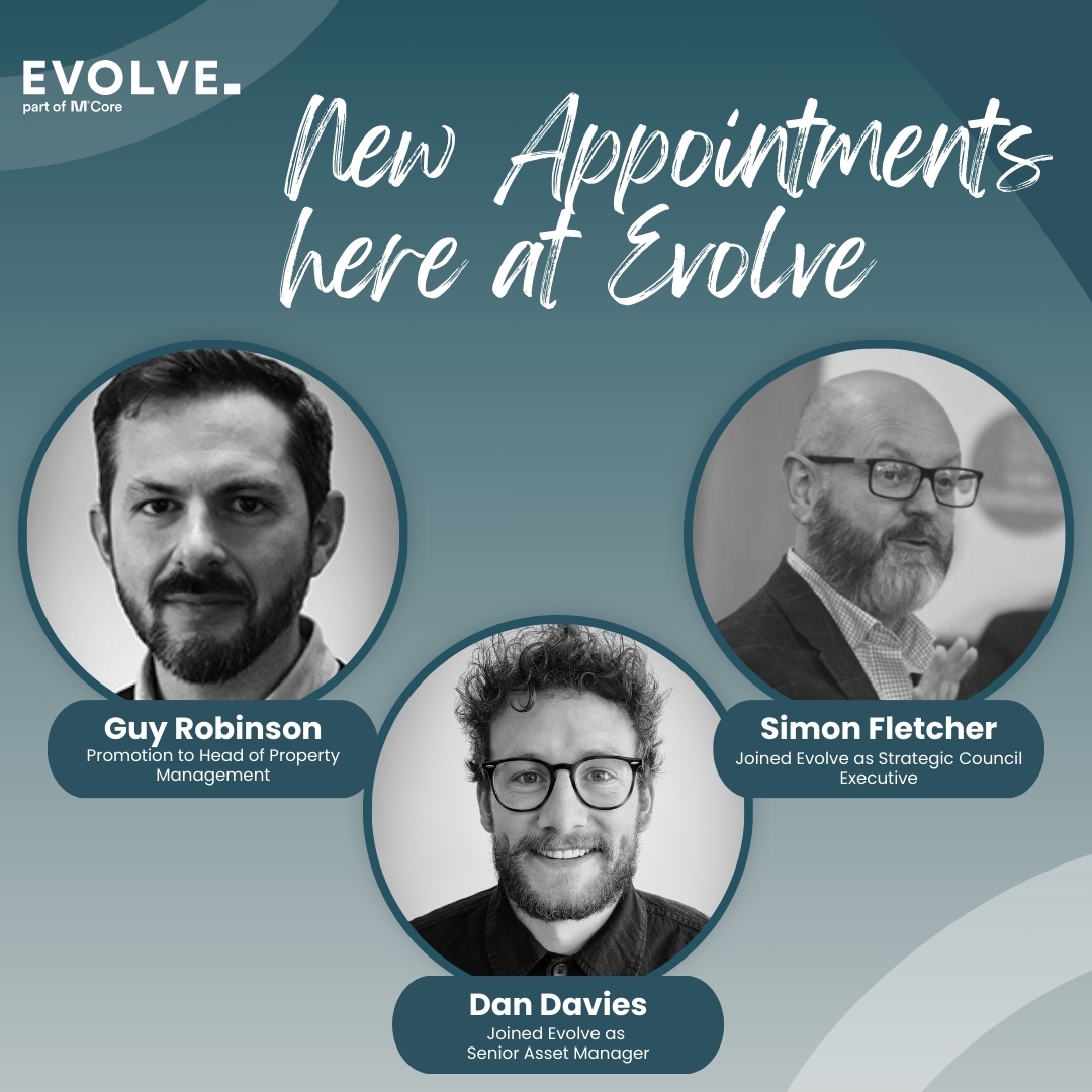 Evolve Estates announces further growth within its property and asset management teams